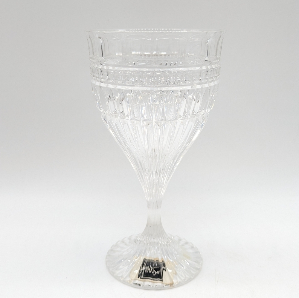 Vintage Mikasa Titan Crystal Wine Goblet